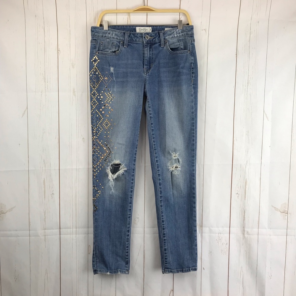 Jessica Simpson Blue Mika Best Friend Jeans 25